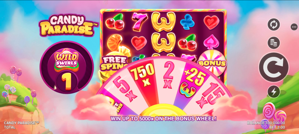 Candy Paradise reel set and wheel
